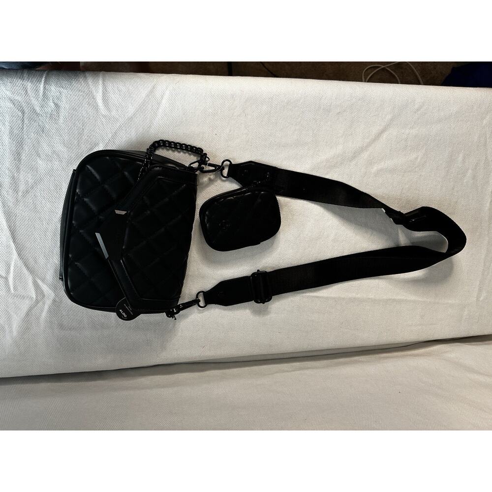Aldo Miraewinx Women City Handbags Black New (NWT) - Picture 4 of 10